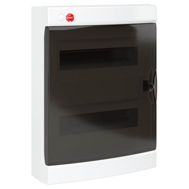 Щиток настен. с дверцей 24(2х12) мод., IP 41, белый (упак. 1шт) Щиток настен. с дверцей 24(2х12) мод., IP 41, белый (упак. 1шт)