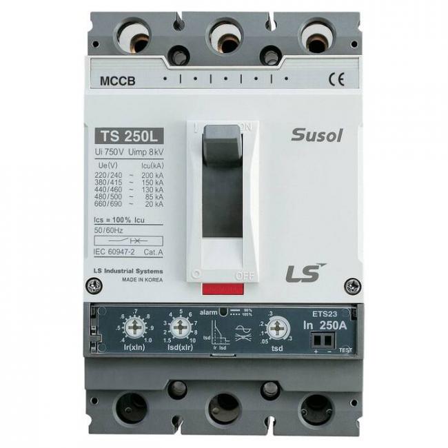 Силовой автомат LS Electric TS250 250А, ETS, 50кА, 3P, 40А, 0105027500 Силовой автомат LS Electric TS250 250А, ETS, 50кА, 3P, 40А, 0105027500