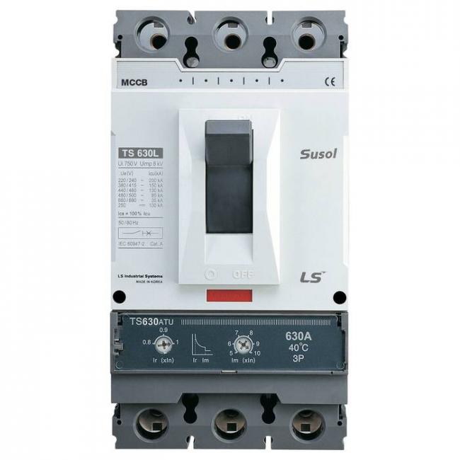Силовой автомат LSIS TS 630А, FMU, 85кА, 3P, 500А, 0108002100