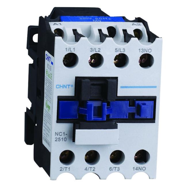 Контактор Chint NC1 3P 25А 230В AC 11кВт, 221865 Контактор Chint NC1 3P 25А 230В AC 11кВт, 221865