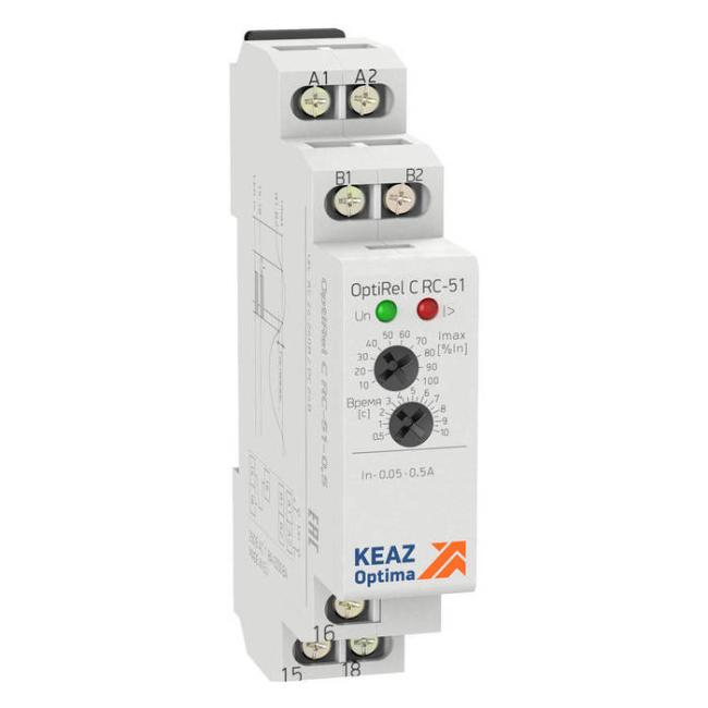 Реле контроля тока OptiRel C RC-51-0,5 Реле контроля тока OptiRel C RC-51-0,5