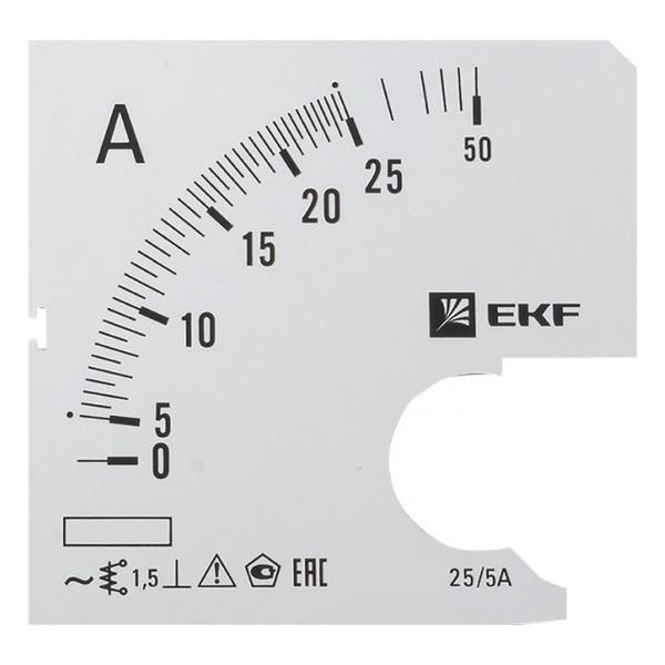Шкала сменная для A961 25/5А-1,5 EKF PROxima Шкала сменная для A961 25/5А-1,5 EKF PROxima