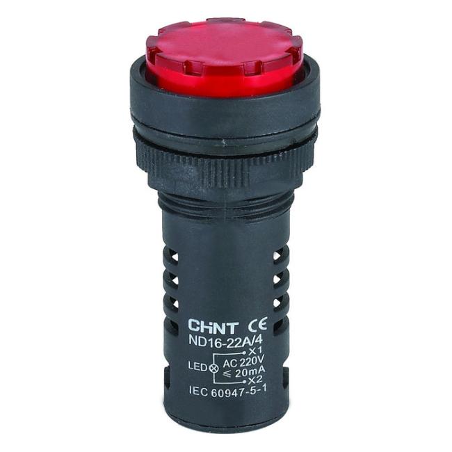 Сигнализатор звуковой ND16-22FS ?22 мм красный LED АС380В (R)(CHINT) Сигнализатор звуковой ND16-22FS ?22 мм красный LED АС380В (R)(CHINT)