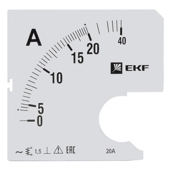 Шкала сменная для A961 20/5А-1,5 EKF PROxima Шкала сменная для A961 20/5А-1,5 EKF PROxima