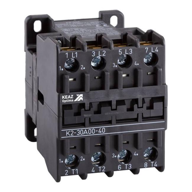 Контактор КЭАЗ OptiStart K2 4P 37А 230В AC 18.5кВт, 117018 Контактор КЭАЗ OptiStart K2 4P 37А 230В AC 18.5кВт, 117018