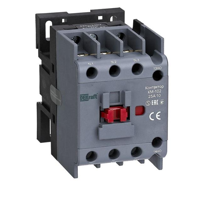 Контактор DEKraft 25А 110В AC, 22096DEK Контактор DEKraft 25А 110В AC, 22096DEK