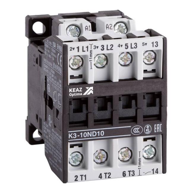 Контактор КЭАЗ OptiStart K3 3P 18А 400В AC 7.5кВт, 116936 Контактор КЭАЗ OptiStart K3 3P 18А 400В AC 7.5кВт, 116936