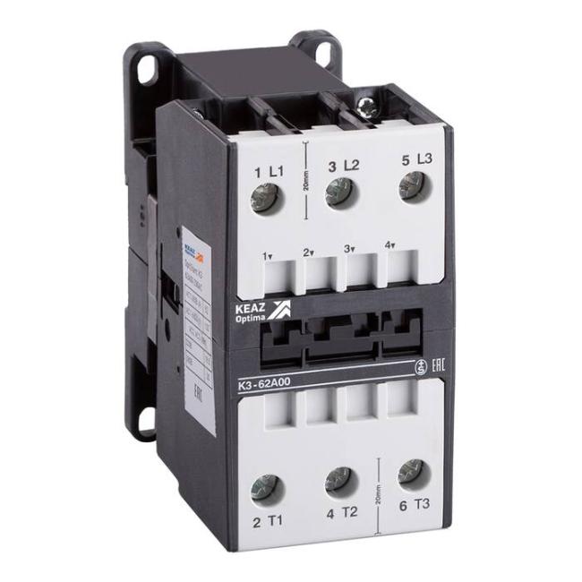 Контактор КЭАЗ OptiStart K3 3P 50А 110В AC 22кВт, 116962 Контактор КЭАЗ OptiStart K3 3P 50А 110В AC 22кВт, 116962