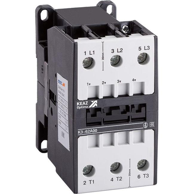 Контактор КЭАЗ OptiStart K3 3P 74А 230В AC 37кВт, 116971 Контактор КЭАЗ OptiStart K3 3P 74А 230В AC 37кВт, 116971