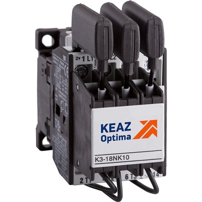 Контактор КЭАЗ OptiStart K3 3P 18А 230В AC 7.5кВт, 117084 Контактор КЭАЗ OptiStart K3 3P 18А 230В AC 7.5кВт, 117084