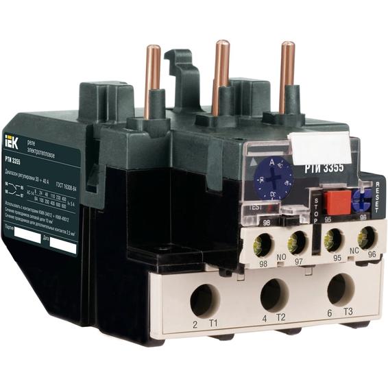 Реле перегрузки электротепловое IEK РТИ 80-93А, класс 10, DRT30-0080-0093 Реле перегрузки электротепловое IEK РТИ 80-93А, класс 10, DRT30-0080-0093